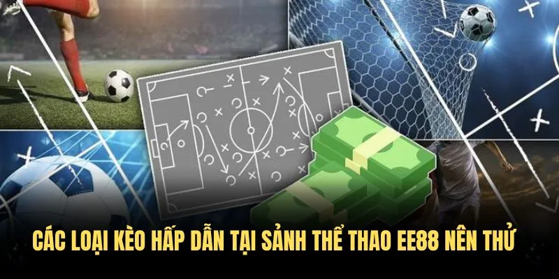 Các loại kèo hấp dẫn tại sảnh thể thao EE88 nên thử