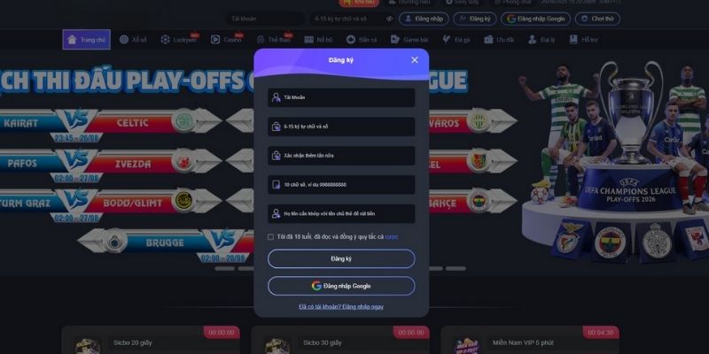 Tiến hành đăng ký trước khi chơi Casino EE88